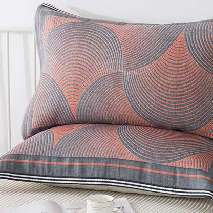 Cuscino asciugamano traspirante Ownkoti Circle Stripe (2 pezzi)