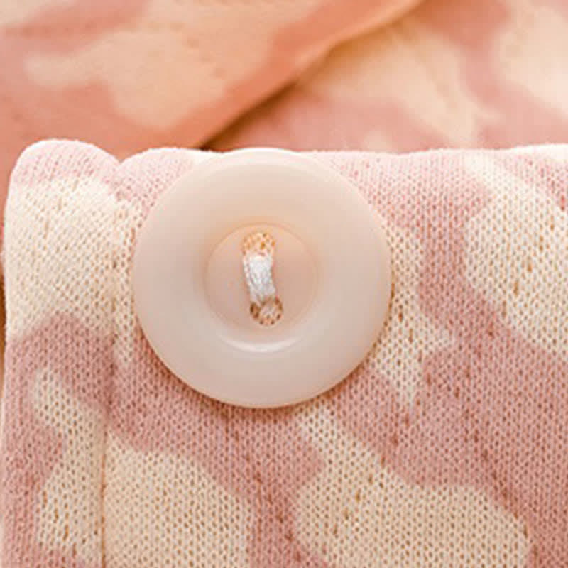 Pigiama in cotone con bottoni chic