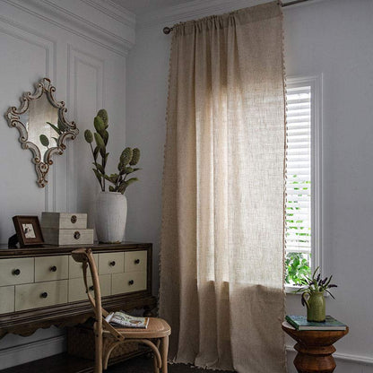 Tenda filtrante con nappa Boho Beige