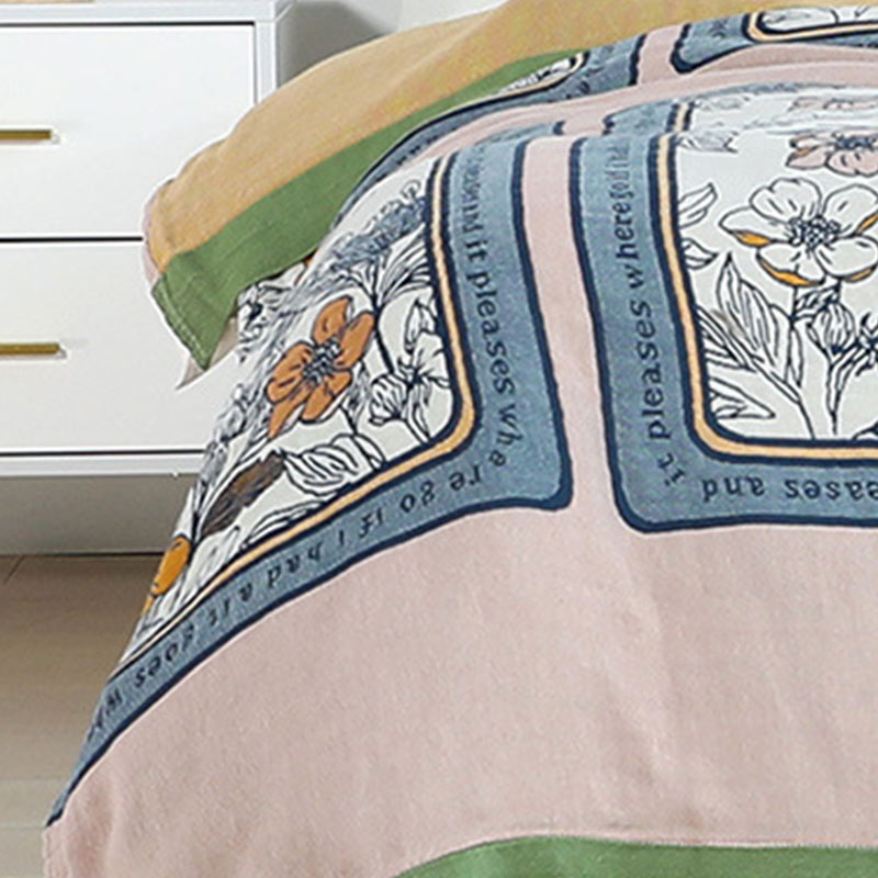 Trapunta estiva reversibile in cotone Ownkoti, coperta leggera