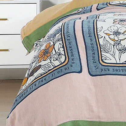 Trapunta estiva reversibile in cotone Ownkoti, coperta leggera