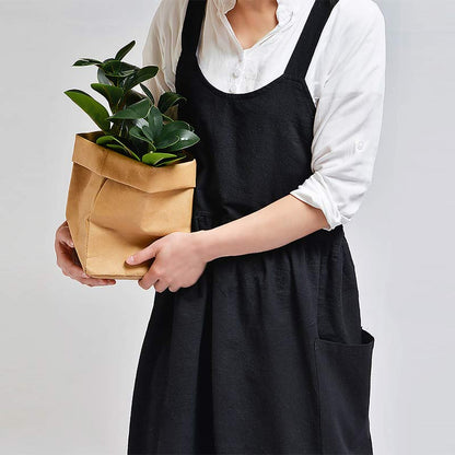 Grembiule da cucina con tasche incrociate Ownkoti