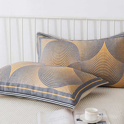 Cuscino asciugamano traspirante Ownkoti Circle Stripe (2 pezzi)