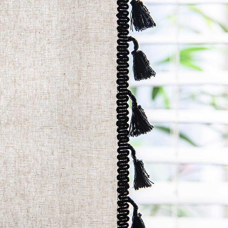 Tenda con nappe geometriche, tende semi-oscuranti