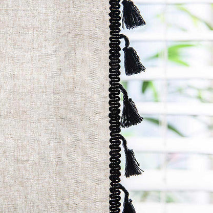 Tenda con nappe geometriche, tende semi-oscuranti