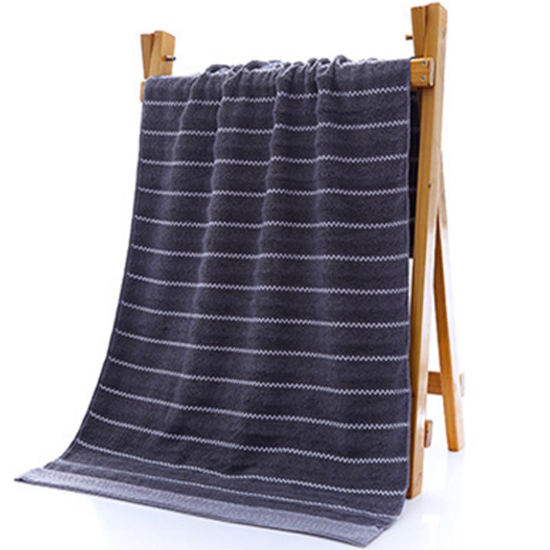 Set di asciugamani da bagno a righe Ownkoti