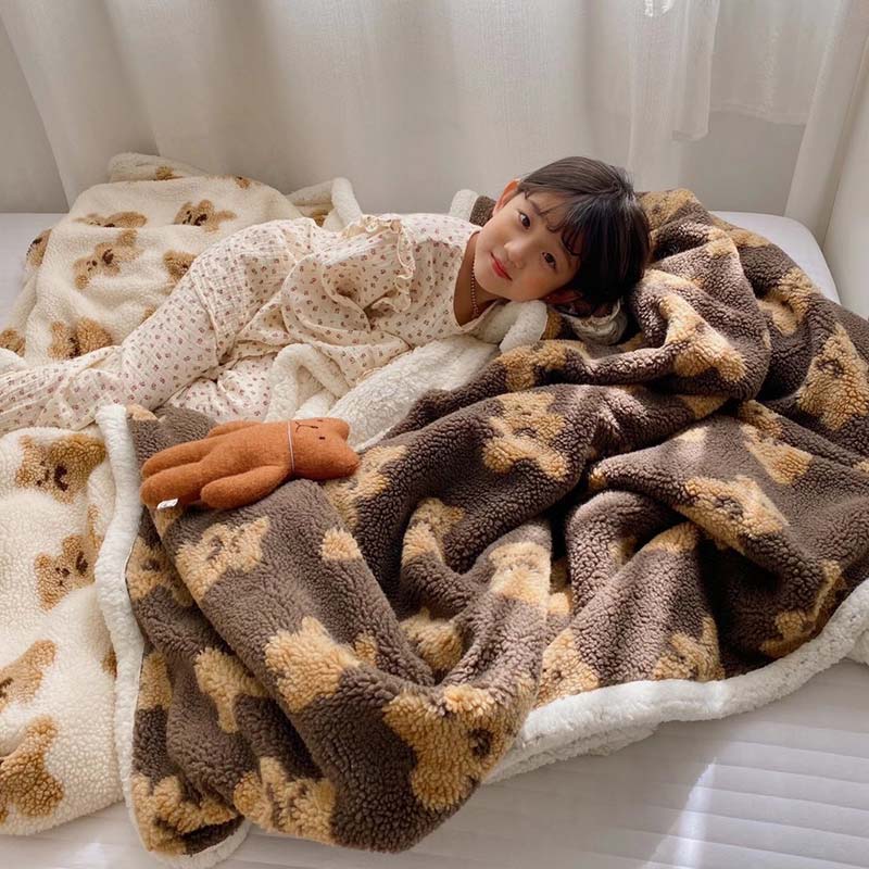 Coperta reversibile Ownkoti con simpatico orsetto