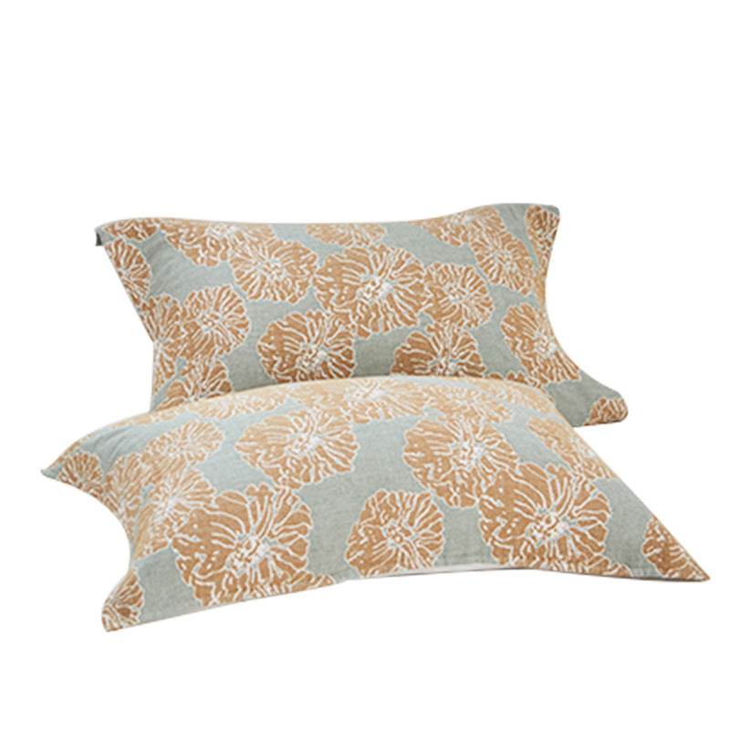 Cuscino decorativo in cotone con stampa floreale Ownkoti (2 pezzi)
