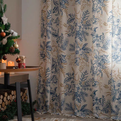 Tenda filtrante per luce Ownkoti Blue Flower Pine