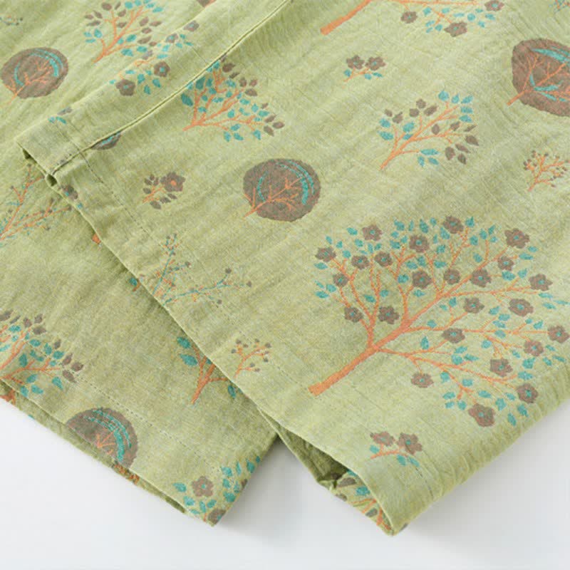 Completo da casa in cotone jacquard Leaf Tree - image 12