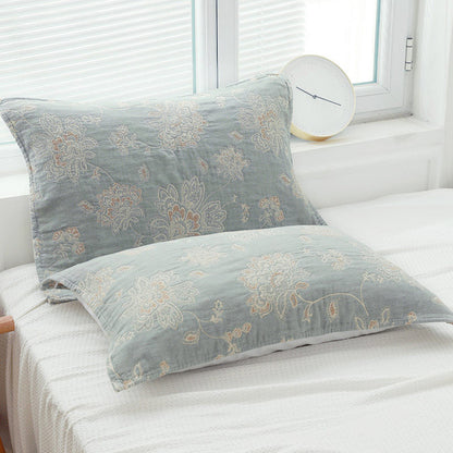Cuscino in cotone con fiori Boho, a doppia faccia (2 pezzi)