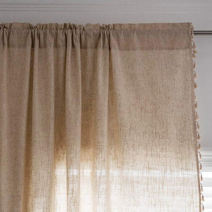 Tenda filtrante con nappa Boho Beige