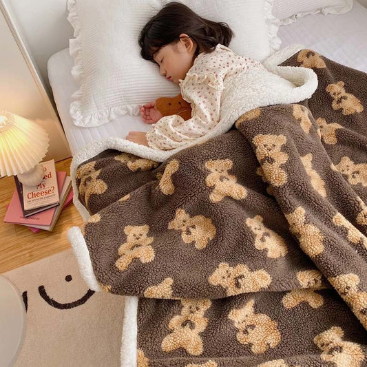 Coperta reversibile Ownkoti con simpatico orsetto
