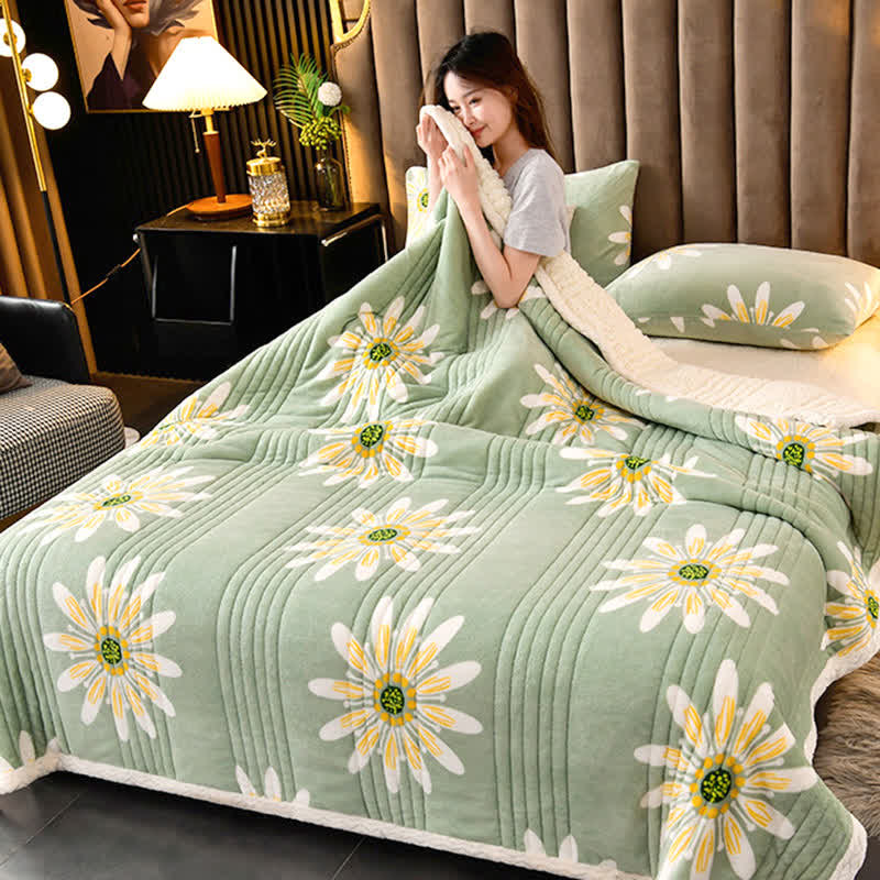 Coperta soffice e spessa a forma di fiore