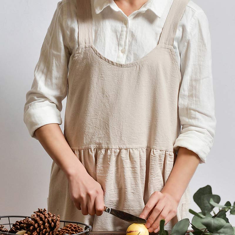 Grembiule da cucina con tasche incrociate Ownkoti