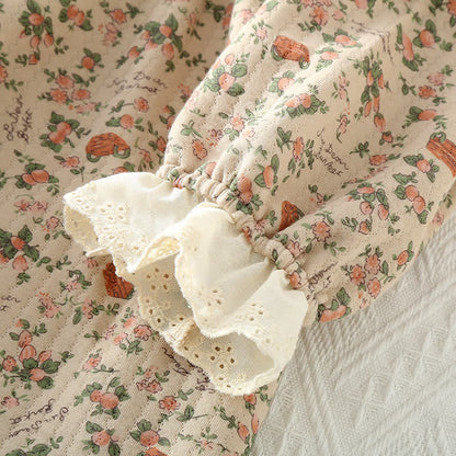 Completo da casa in cotone Vintage Rose Garden
