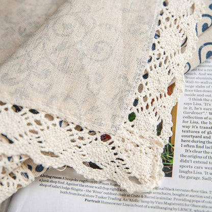 Tenda semi-oscurante con motivo Boho Blue di Ownkoti