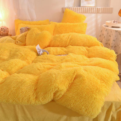 Set di biancheria da letto soffice, copripiumino e federa