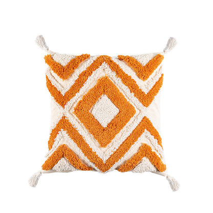 Copricuscino Ownkoti in jacquard marocchino con nappe