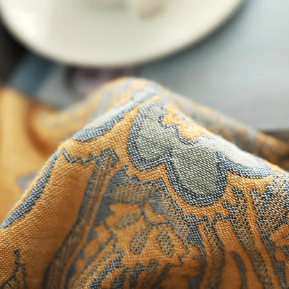 Coperta per divano in cotone con stampa floreale leggera Ownkoti