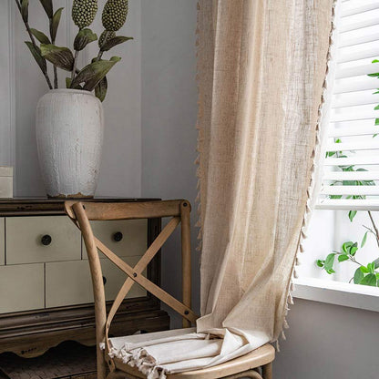 Tenda filtrante con nappa Boho Beige