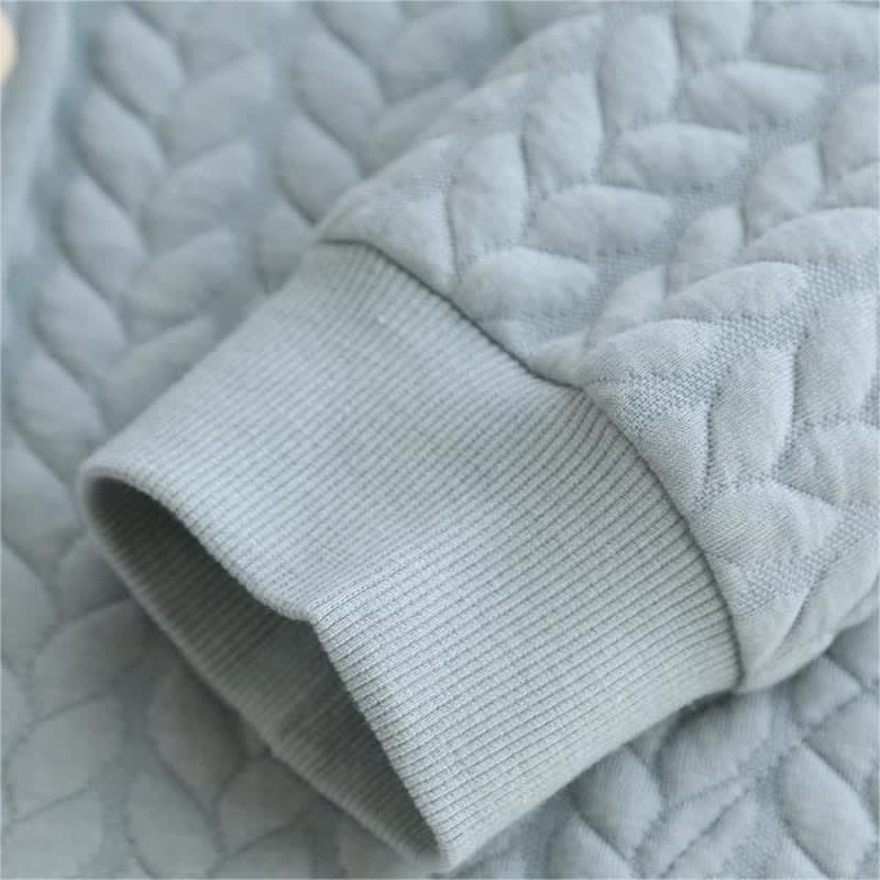Pigiama semplice in cotone con scollo tondo