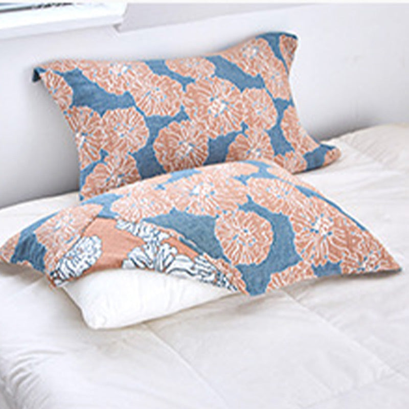 Cuscino decorativo in cotone con stampa floreale Ownkoti (2 pezzi)