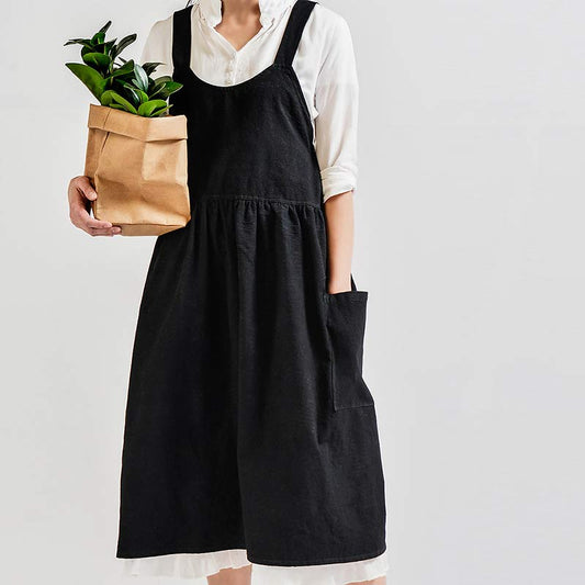 Grembiule da cucina con tasche incrociate Ownkoti