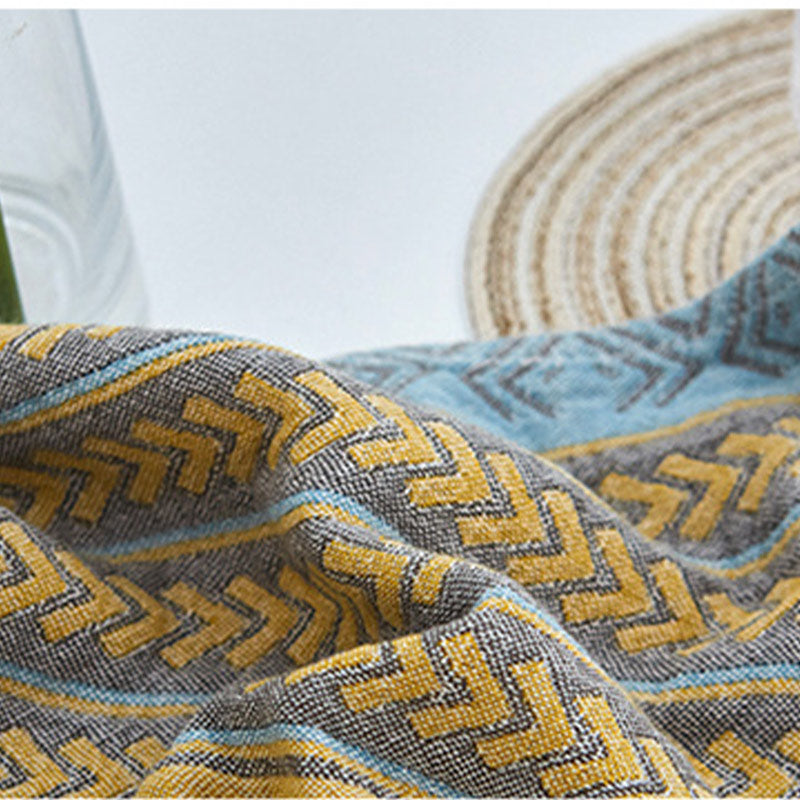Cuscino decorativo in cotone giallo Ownkoti (2 pezzi)