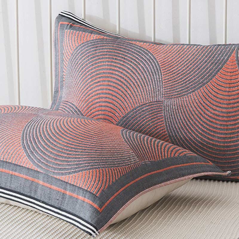 Cuscino asciugamano traspirante Ownkoti Circle Stripe (2 pezzi)