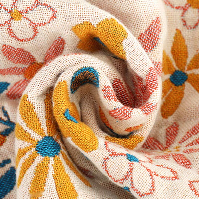 Copridivano con nappe di fiori da giardino Ownkoti