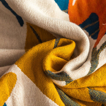 Cuscino reversibile in cotone Boho con motivo a uccelli di Ownkoti (2 pezzi)