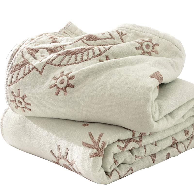 Trapunta reversibile in cotone con motivo floreale Ownkoti Chic Mandala