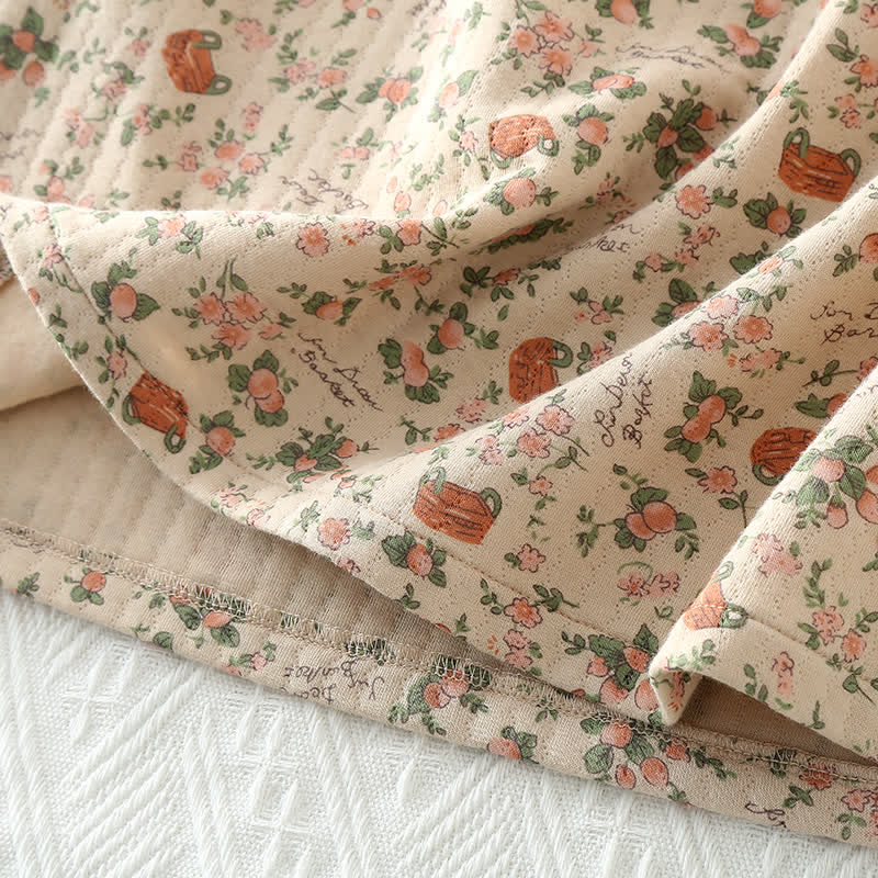 Completo da casa in cotone Vintage Rose Garden