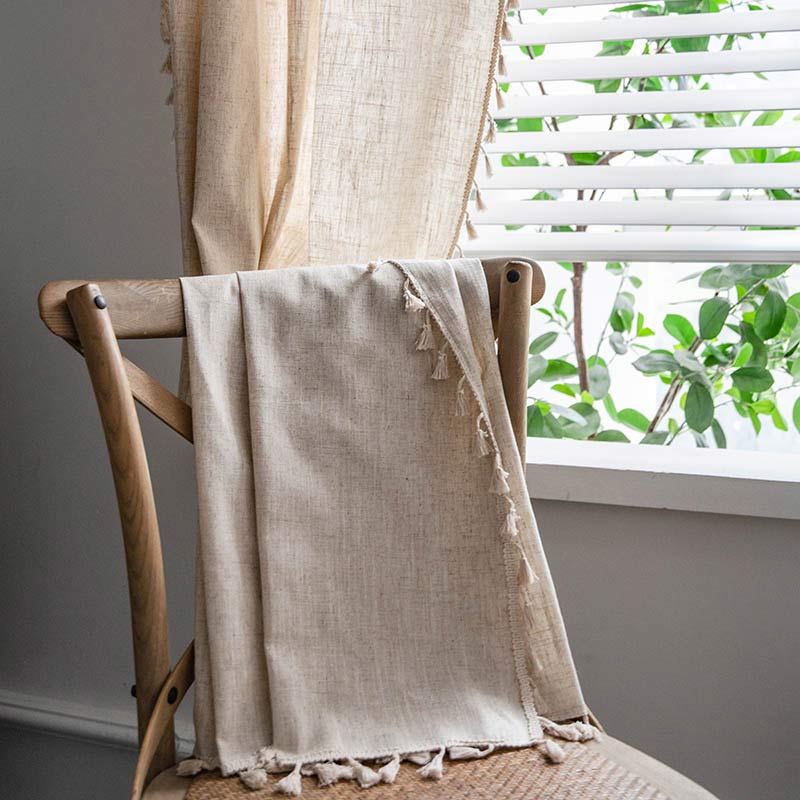 Tenda filtrante con nappa Boho Beige