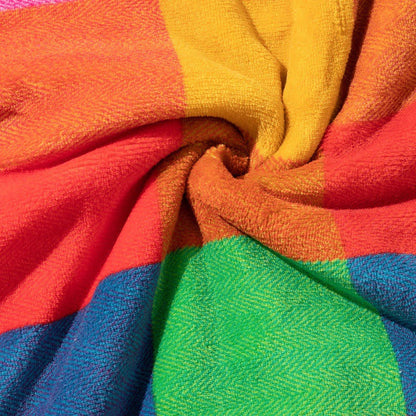 Coperta spessa con motivo a quadri colorati Ownkoti