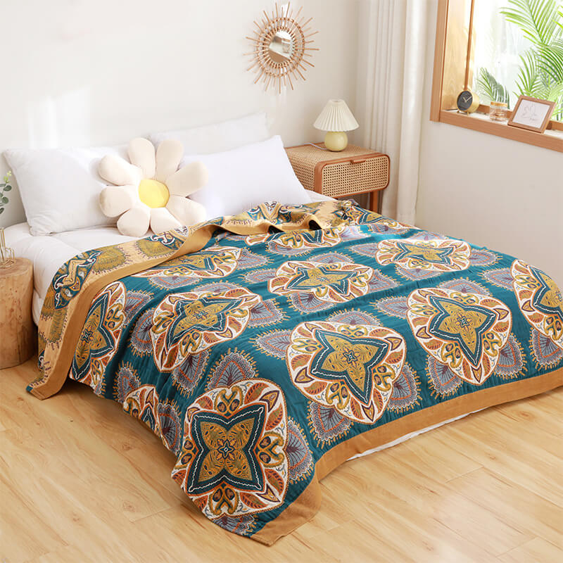 Trapunta leggera reversibile in cotone multicolore Ownkoti - image 4