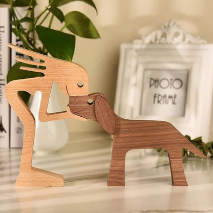 Decorazioni per la casa in legno fatte a mano di Ownkoti raffiguranti animali domestici
