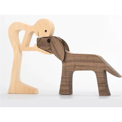 Decorazioni per la casa in legno fatte a mano di Ownkoti raffiguranti animali domestici