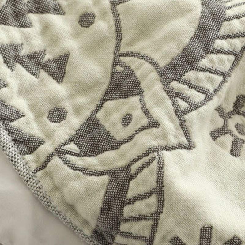 Trapunta reversibile in cotone con motivo floreale Ownkoti Chic Mandala