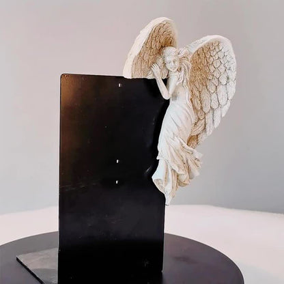 Scultura con ali d'angelo su telaio per porta Ownkoti