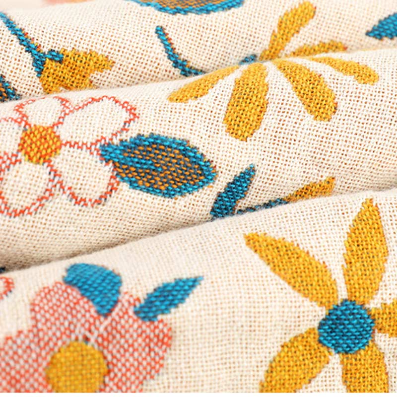 Copridivano con nappe di fiori da giardino Ownkoti