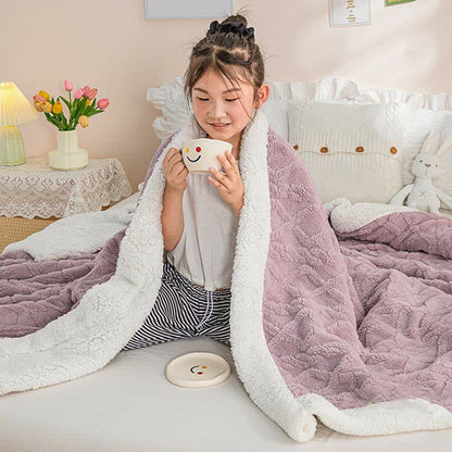 Morbida e accogliente coperta reversibile - image 9