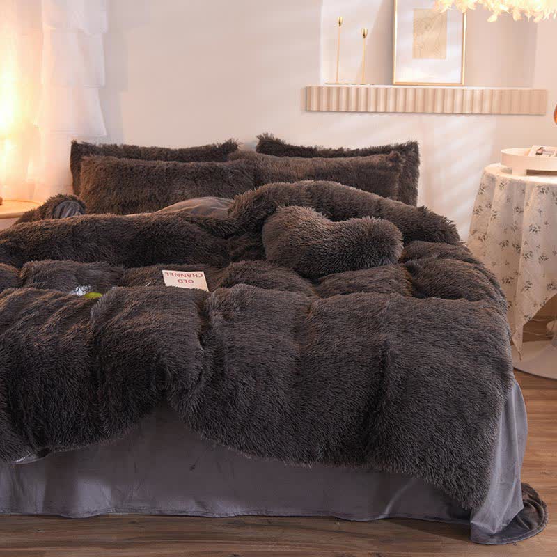 Set di biancheria da letto soffice, copripiumino e federa