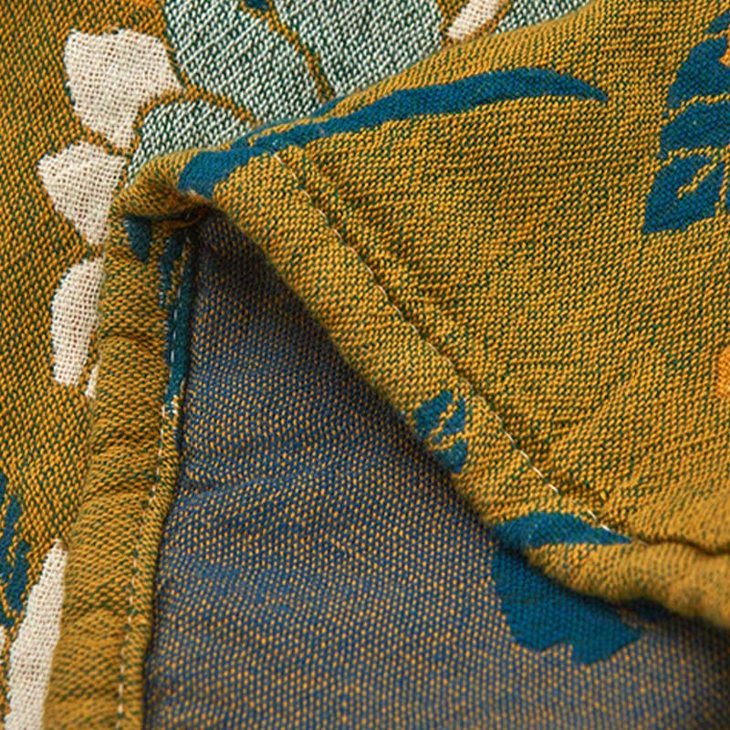 Cuscino in cotone con motivo floreale bianco Ownkoti (2 pezzi)