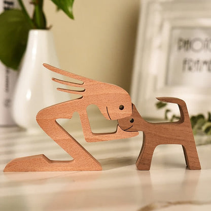 Decorazioni per la casa in legno fatte a mano di Ownkoti raffiguranti animali domestici
