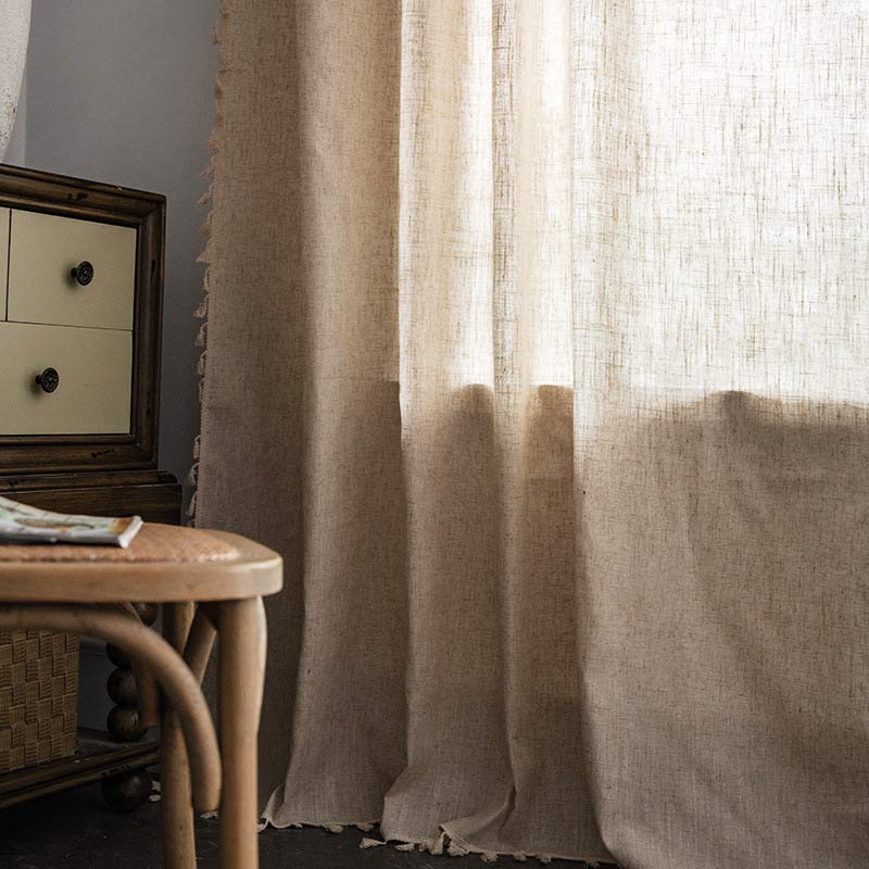 Tenda filtrante con nappa Boho Beige