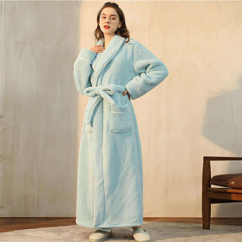 Pigiama lungo in pile Ownkoti Comfy - Menta - Donne: 3XL - image 16