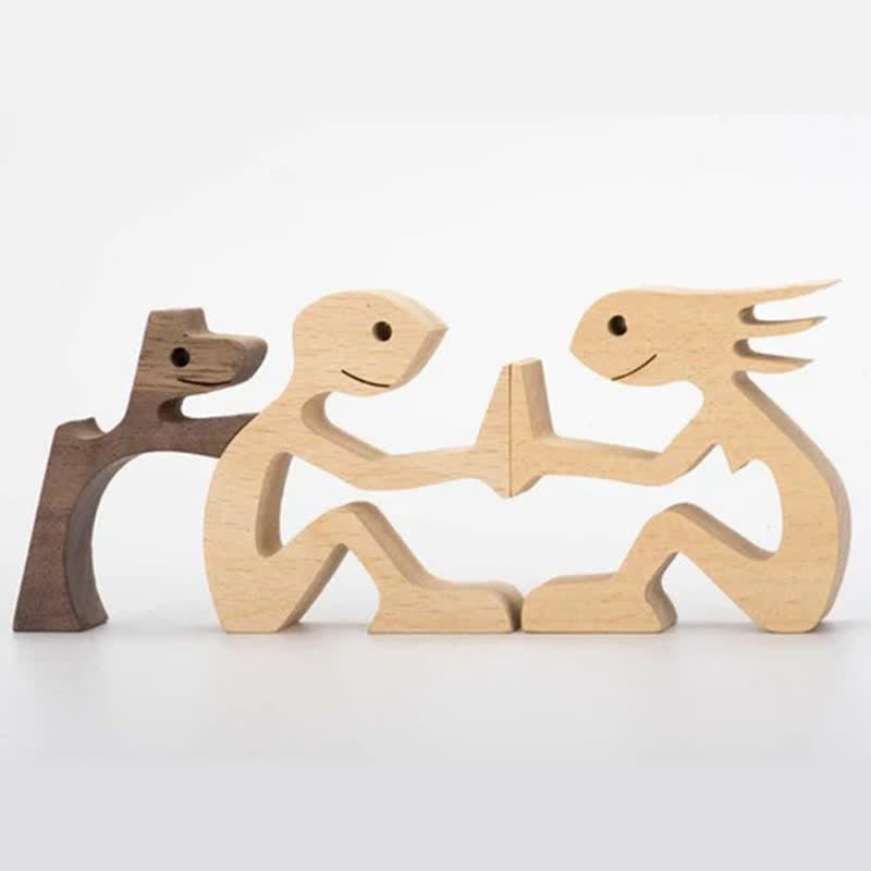 Decorazioni per la casa in legno fatte a mano di Ownkoti raffiguranti animali domestici