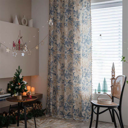 Tenda filtrante per luce Ownkoti Blue Flower Pine